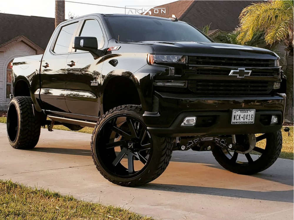 chevy silverado lifted black